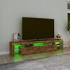 vidaXL TV-Schrank mit LED-Leuchten R&auml;uchereiche 200x36,5x40 cm