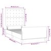 vidaXL Bettgestell ohne Matratze Dunkelgr&uuml;n 80x200 cm Samt