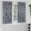 vidaXL Samtvorh&auml;nge mit Vorh&auml;ngen 2 pcs Silber Grau 175 x 140 cm Samt