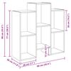 vidaXL Sideboard Ger&auml;ucherte Eiche 90 x 30 x 90 cm