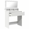 vidaXL Schlafzimmer-Frisiertische mit Speicher Wei&szlig; 80 x 39,6 x 135 cm