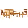 vidaXL 4-tlg. Garten-Lounge-Set Massivholz Akazie