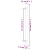 vidaXL M&ouml;belgriffe 20 Stk. Bronzen 320 mm Edelstahl