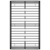 vidaXL Bettgestell Schwarz Metall 120x200 cm