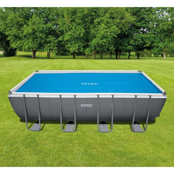 Intex Pool-Solarplane Blau 538x253 cm Polyethylen