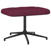 vidaXL Relaxsessel mit Hocker Lila Stoff
