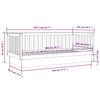 vidaXL Tagesbett Honigbraun 100x200 cm Massivholz Kiefer