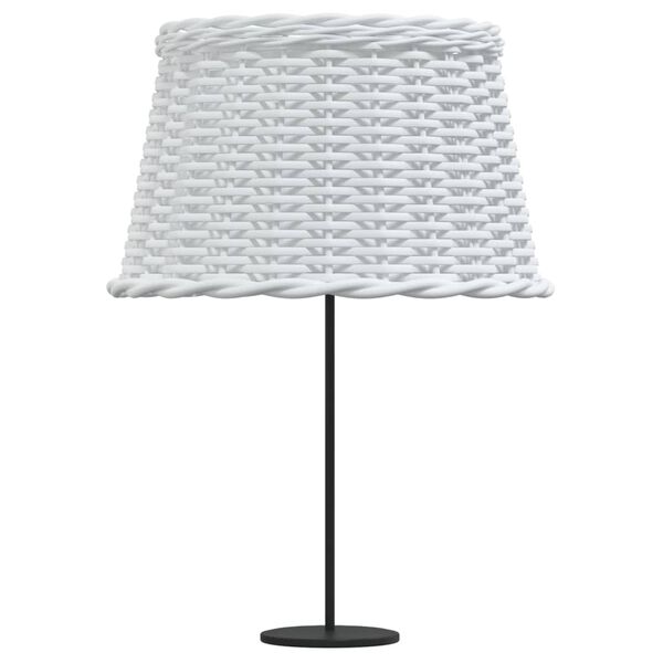 vidaXL Lampenschirm Wei&szlig; &Oslash;45x28 cm Korbweide