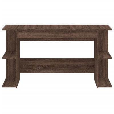 vidaXL Schreibtisch Braun Eichen-Optik 140x50x75 cm Holzwerkstoff