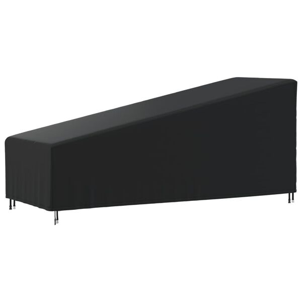 vidaXL Sonnenliegen-Abdeckungen 2 Stk. 195x76x40/80 cm 420D Oxford