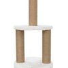 TRIXIE Katzenkratzbaum Aurelio 220 - 225 cm Wei&szlig; Braun