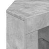 vidaXL Eck-LED-TV-Schrank Beton Grau 100 x 40 x 50 cm Holzwerkstoff