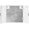 vidaXL Dartboard Schrank UTRECHT Betongrau 52,5 x 10,5 x 53,5 cm