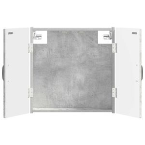 vidaXL Dartboard Schrank UTRECHT Betongrau 52,5 x 10,5 x 53,5 cm