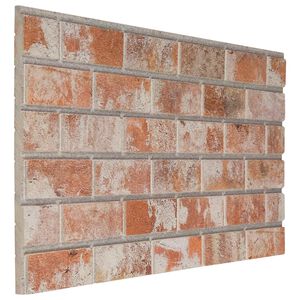 vidaXL Wandpaneele 10 stk. 100 x 50 cm Orange EPS-Schaum