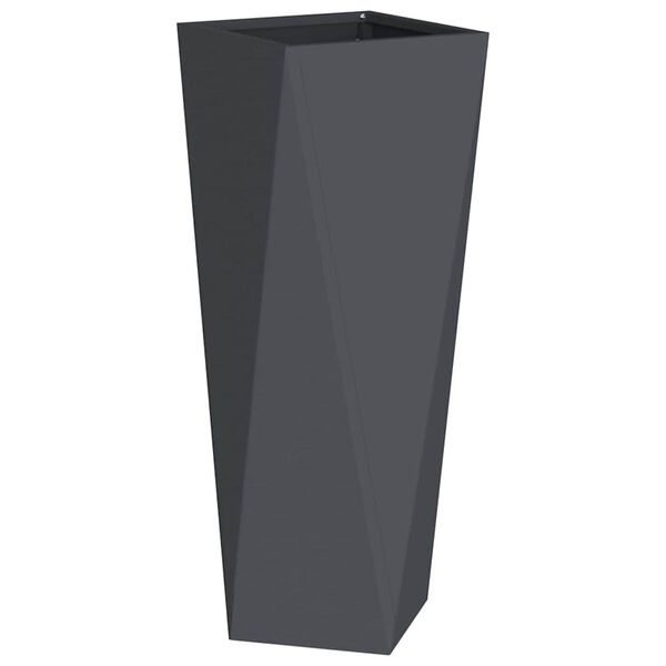vidaXL Pflanzk&uuml;bel Anthrazit 30 x 30 x 75 cm Stahl