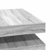vidaXL Couchtisch 360-Grad Drehbar Grau Sonoma 90x90x34,5 cm