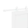 vidaXL Schiebet&uuml;r ORKDAL Wei&szlig; 83 x 202 cm Massives Kiefernholz