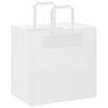 vidaXL Papiertragetaschen 250 Stk. mit Henkeln Wei&szlig; 26x17x25 cm
