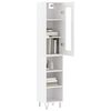 vidaXL Highboard Wei&szlig; 34,5x34x180 cm Holzwerkstoff