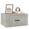 vidaXL Wand-Nachttische 2 Stk. Betongrau 50x36x25 cm