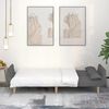 vidaXL Schlafsofa 2-Sitzer mit 2 Kissen Hellgrau Stoff