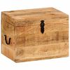 vidaXL Aufbewahrungsbox 39x28x31 cm Massivholz Mango