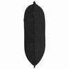vidaXL R&uuml;ckenkissen Schwarz 60 x 19 x 50 cm Stoff
