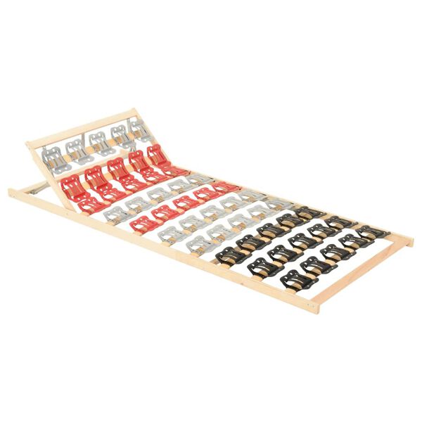 vidaXL Lattenrost mit 12 Latten Verstellbares Kopfteil 120x200 cm