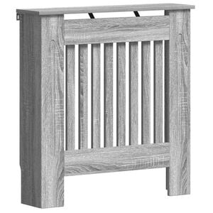 vidaXL Heizk&ouml;rperabdeckung Sonoma-Grau 78 x 19 x 81,5 cm Holzwerkstoff