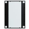 vidaXL Wandspiegel Schwarz 80x60 cm Metall