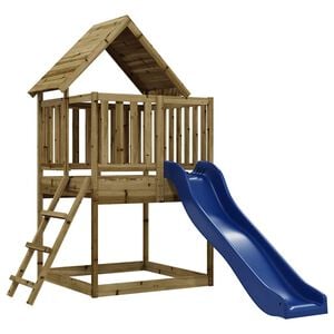 vidaXL Spielturm Impr&auml;gniertes Kiefernholz