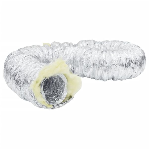 vidaXL L&uuml;ftungsschlauch Thermisch Isoliert Aluminium 6 m &Oslash;10 cm