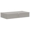 vidaXL Aufbewahrungsbox Vliesstoff 100 x 50 x 18 cm 90 l Grau