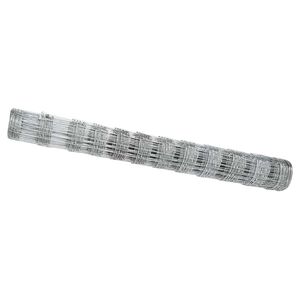 vidaXL Feldzaun Silber 50 x 1,2 m Verzinkter Stahl