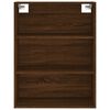 vidaXL Highboard Braun Eichen-Optik 69,5x34x180 cm Holzwerkstoff