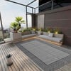 vidaXL Outdoor-Teppich ARAKIL Grau 160x230 cm PP