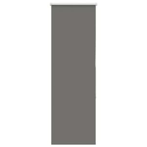 vidaXL Verdunkelungsrollo Grau 50x130 cm Stoffbreite 45,7 cm Polyester