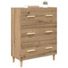 vidaXL Sideboard Artisan-Eiche 69,5 x 34 x 90 cm Holzwerkstoff