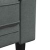 vidaXL Chesterfield-Sessel Dunkelgrau Stoff
