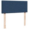 vidaXL Boxspringbett mit Matratze Blau 120x200 cm Stoff