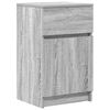 vidaXL Nachttische 2 Stk. Grau Sonoma 39x35x65 cm Holzwerkstoff