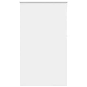vidaXL Verdunkelungsrollo Wei&szlig; 135x230cm Stoffbreite 131,6cm Polyester