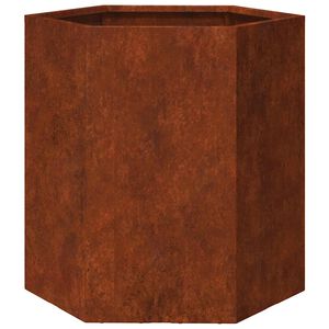 vidaXL Pflanzk&uuml;bel Rostig 40x40x45 cm Cortenstahl