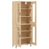 vidaXL Highboard Sonoma-Eiche 69,5x34x180 cm Holzwerkstoff