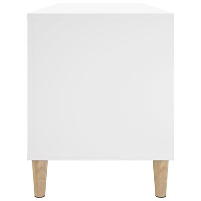 vidaXL Plattenschrank Weiß 100x38x48 cm Holzwerkstoff