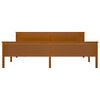 vidaXL Massivholzbett Honigbraun Kiefernholz 200x200 cm