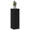 vidaXL Pflanzenst&auml;nder 2 pcs Schwarz Eichen-Optik 33 x 33 x 100 cm