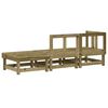 vidaXL 3-tlg. Garten-Lounge-Set Kiefernholz Impr&auml;gniert