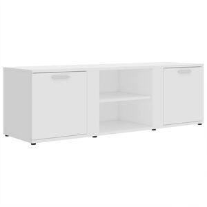 vidaXL TV-Schrank Wei&szlig; 120x34x37 cm Holzwerkstoff